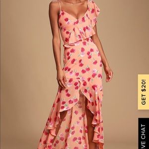 Floral high low sundress